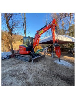 BRH VISTARINI pour mini pelle de 6,0 à 8,0 tonnes (VHX333) option enfonce pieux