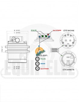 MOTEUR DE TRANSLATION pour KOBECLO SK15SR
