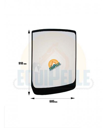 VITRE ARRIERE coté PORTE pour HITACHI ZX22U-2 CLR