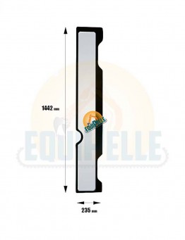 VITRE latérale PORTE pour HITACHI ZX22U-2 CLR