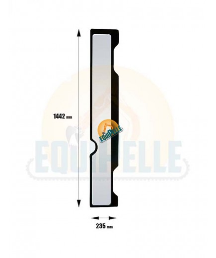 VITRE latérale PORTE pour HITACHI ZX22U-2 CLR